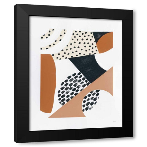 Luminous Tumble II Warm Black Modern Wood Framed Art Print by Marshall, Laura