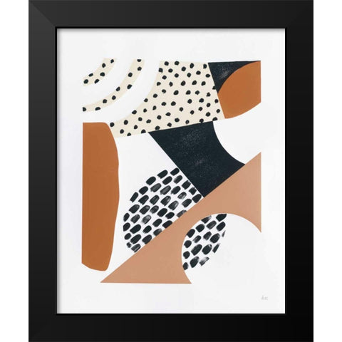Luminous Tumble II Warm Black Modern Wood Framed Art Print by Marshall, Laura