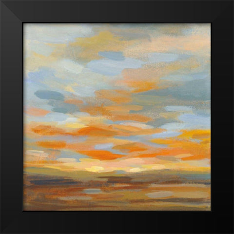 High Desert Sky II Blue Black Modern Wood Framed Art Print by Vassileva, Silvia