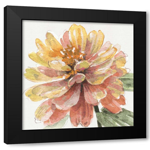 Fall Meadow VIII Black Modern Wood Framed Art Print with Double Matting by Audit, Lisa