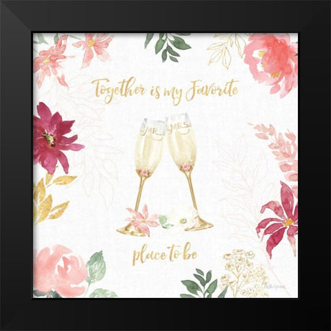 All You Need is Love IV Black Modern Wood Framed Art Print by Grove, Beth