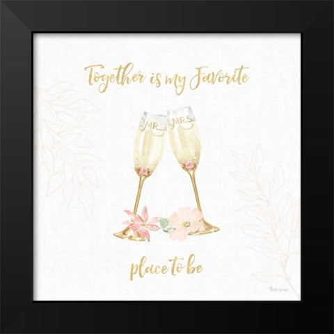 All You Need is Love VIII Black Modern Wood Framed Art Print by Grove, Beth