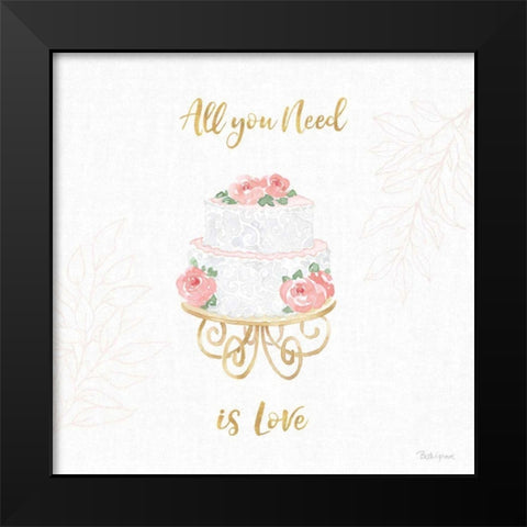 All You Need is Love IX Black Modern Wood Framed Art Print by Grove, Beth