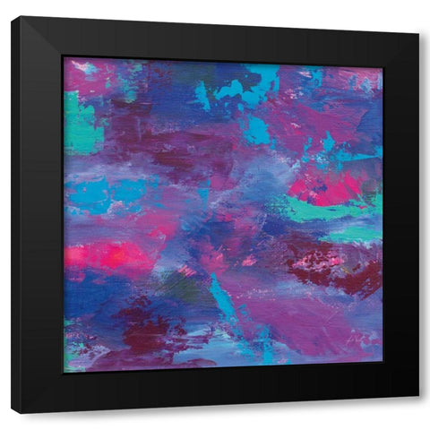 Delight Black Modern Wood Framed Art Print with Double Matting by Vertentes, Jeanette