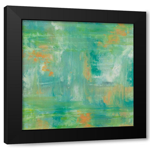 Ecstasy Black Modern Wood Framed Art Print with Double Matting by Vertentes, Jeanette