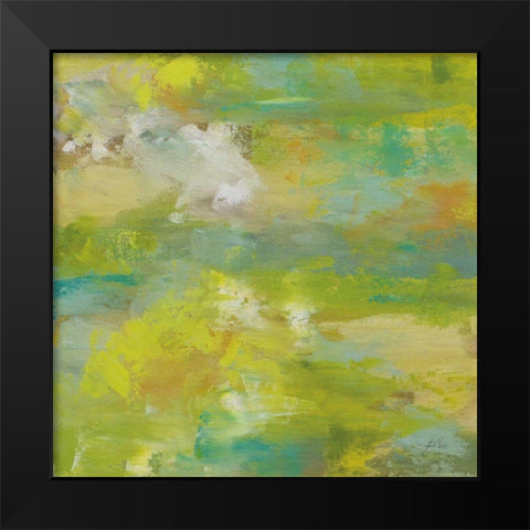 Bliss Black Modern Wood Framed Art Print by Vertentes, Jeanette