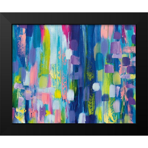 Radiance Black Modern Wood Framed Art Print by Vertentes, Jeanette