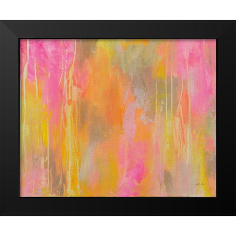 Jubilation Black Modern Wood Framed Art Print by Vertentes, Jeanette