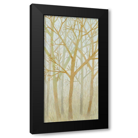 Spring Trees I Black Modern Wood Framed Art Print by Lovell, Kathrine