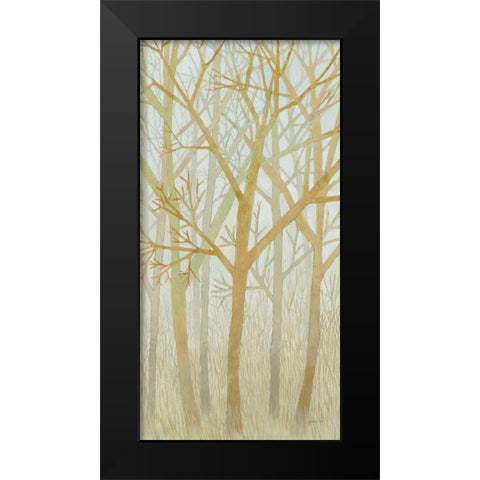 Spring Trees I Black Modern Wood Framed Art Print by Lovell, Kathrine