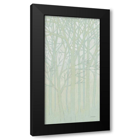 Spring Trees II Black Modern Wood Framed Art Print by Lovell, Kathrine