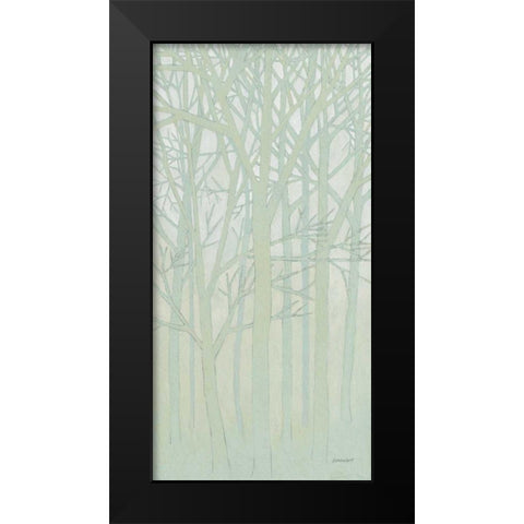 Spring Trees II Black Modern Wood Framed Art Print by Lovell, Kathrine