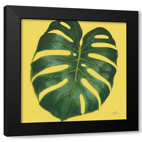 Welcome to Paradise XIII Yellow Black Modern Wood Framed Art Print by Penner, Janelle