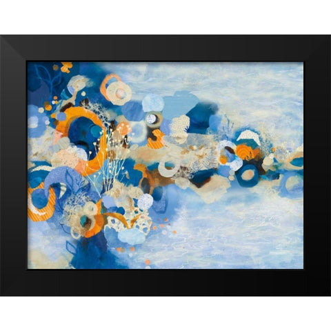 Nantucket Summer Black Modern Wood Framed Art Print by Ferguson, Kathy