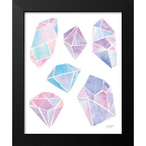 Shine I Black Modern Wood Framed Art Print by Prahl, Courtney