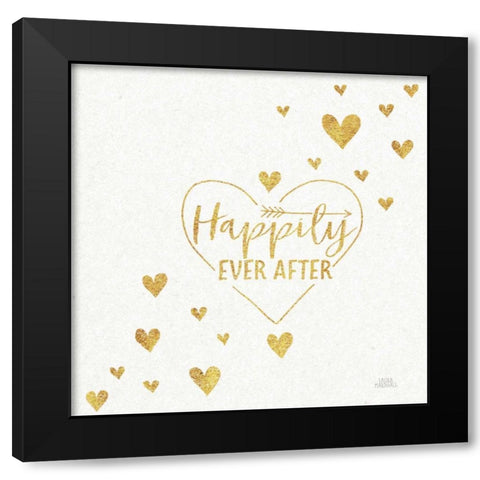 Lovestruck IV Sq Black Modern Wood Framed Art Print with Double Matting by Marshall, Laura