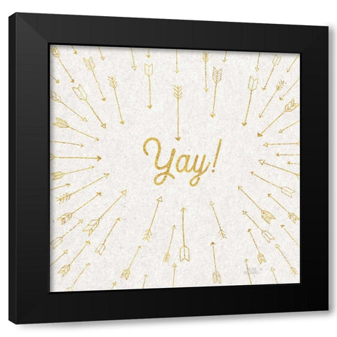 Lovestruck VI Sq Black Modern Wood Framed Art Print with Double Matting by Marshall, Laura