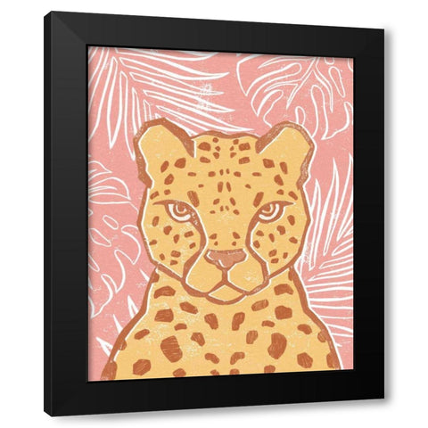 Jungle II Black Modern Wood Framed Art Print by Hershey, Moira