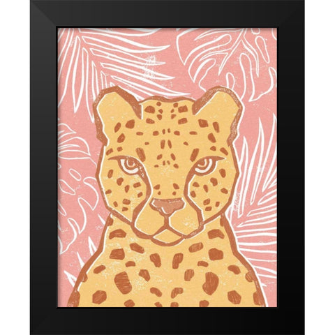 Jungle II Black Modern Wood Framed Art Print by Hershey, Moira