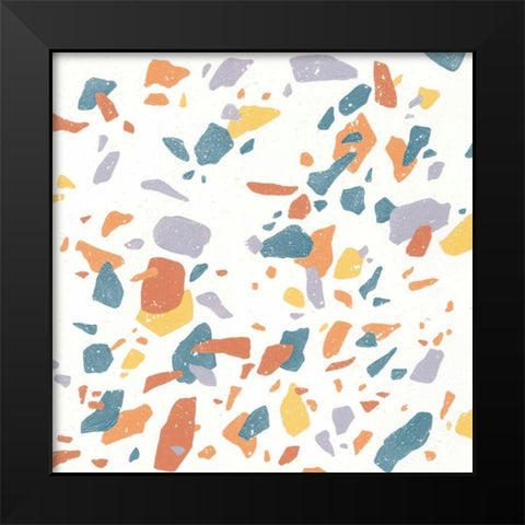 Terrazzo Sunset II Black Modern Wood Framed Art Print by Hershey, Moira