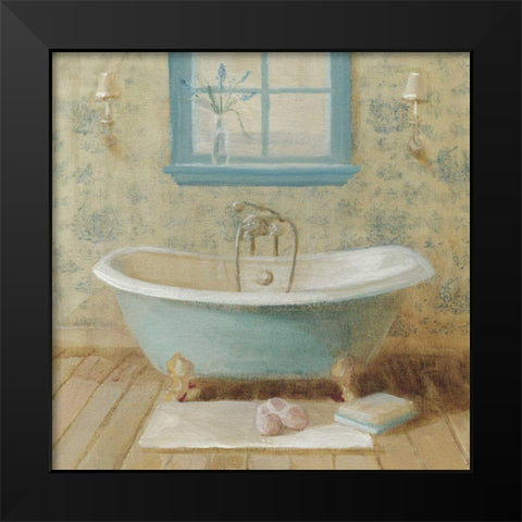 Victorian Bath I Black Modern Wood Framed Art Print by Nai, Danhui