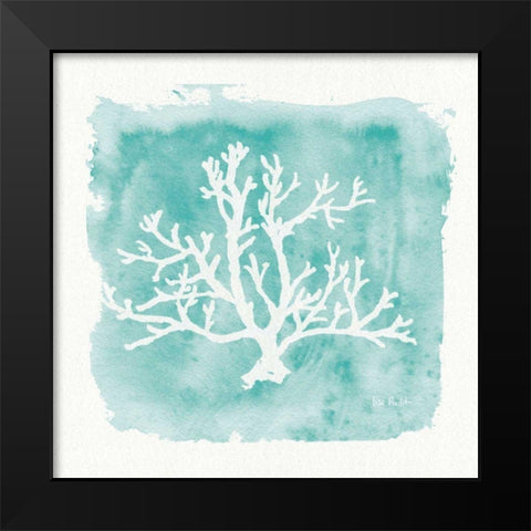 Water Coral Cove V Black Modern Wood Framed Art Print by Audit, Lisa