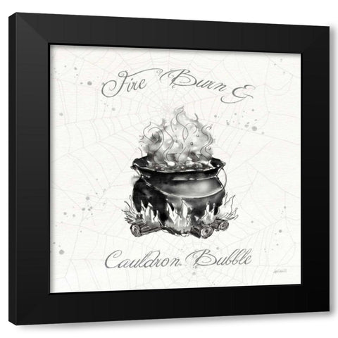 Phantoms of the Night II Black Modern Wood Framed Art Print by Tavoletti, Anne