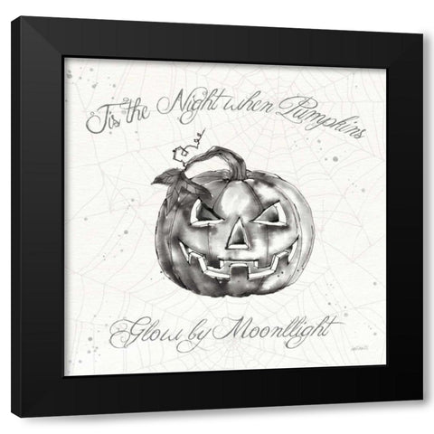 Phantoms of the Night III Black Modern Wood Framed Art Print by Tavoletti, Anne