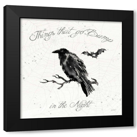 Phantoms of the Night V Black Modern Wood Framed Art Print with Double Matting by Tavoletti, Anne