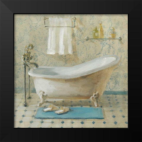 Victorian Bath III Black Modern Wood Framed Art Print by Nai, Danhui