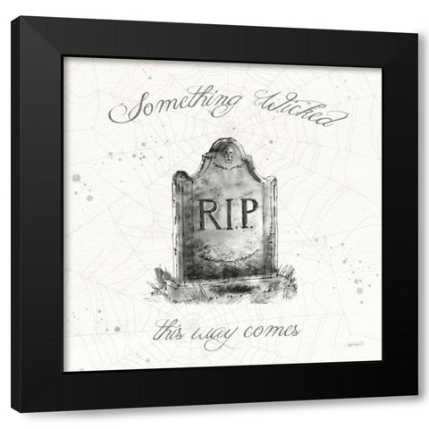 Phantoms of the Night VIII Black Modern Wood Framed Art Print with Double Matting by Tavoletti, Anne