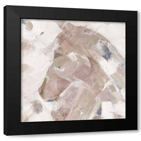 Kaleidoscope Horse II Neutral Navy Black Modern Wood Framed Art Print by Hristova, Albena