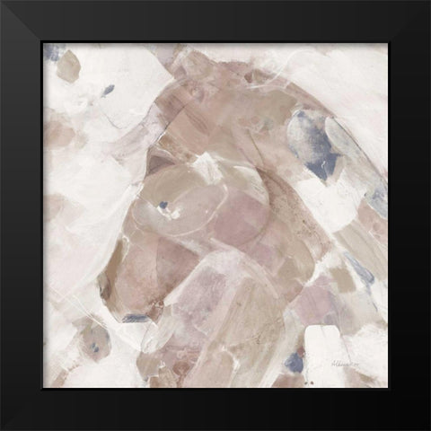 Kaleidoscope Horse II Neutral Navy Black Modern Wood Framed Art Print by Hristova, Albena