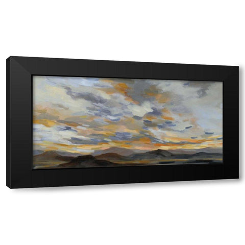 High Desert Sky I Navy Black Modern Wood Framed Art Print by Vassileva, Silvia