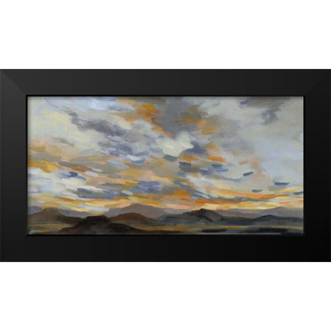 High Desert Sky I Navy Black Modern Wood Framed Art Print by Vassileva, Silvia