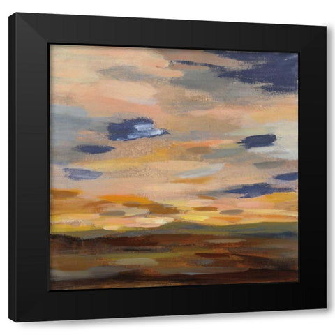 High Desert Sky III Navy Black Modern Wood Framed Art Print by Vassileva, Silvia