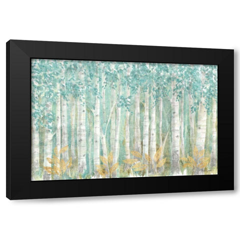 Natures Leaves I Black Modern Wood Framed Art Print by Grove, Beth