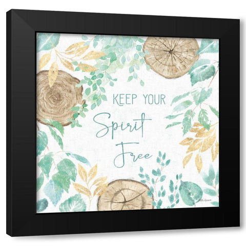 Natures Leaves V Black Modern Wood Framed Art Print by Grove, Beth