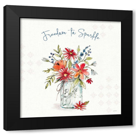 Americana Mood V Black Modern Wood Framed Art Print by Tavoletti, Anne