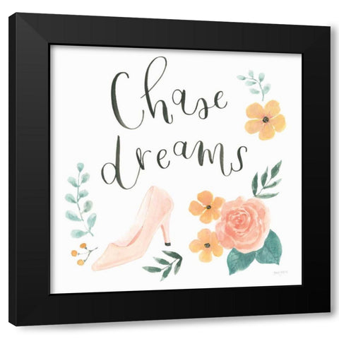 Chase Dreams I Black Modern Wood Framed Art Print by Jackson, Jenaya