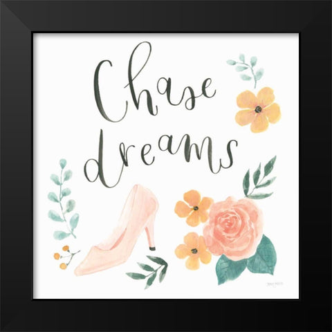 Chase Dreams I Black Modern Wood Framed Art Print by Jackson, Jenaya