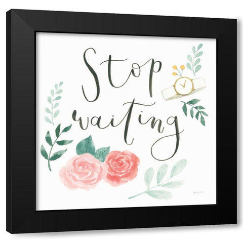 Chase Dreams II Black Modern Wood Framed Art Print with Double Matting by Jackson, Jenaya
