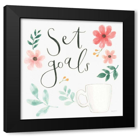 Chase Dreams III Black Modern Wood Framed Art Print with Double Matting by Jackson, Jenaya