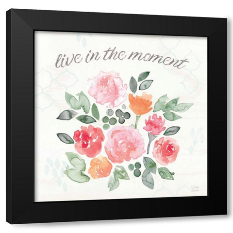 Boho Ride IV Black Modern Wood Framed Art Print by June, Dina