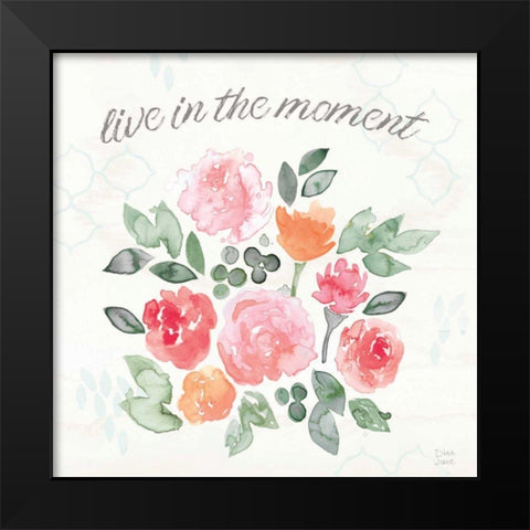 Boho Ride IV Black Modern Wood Framed Art Print by June, Dina