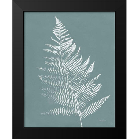 Nature by the Lake Ferns VI Gray Mist Crop Black Modern Wood Framed Art Print by Rhue, Piper