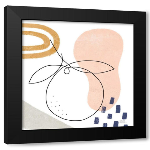 Kitchen Table I Black Modern Wood Framed Art Print by Marshall, Laura