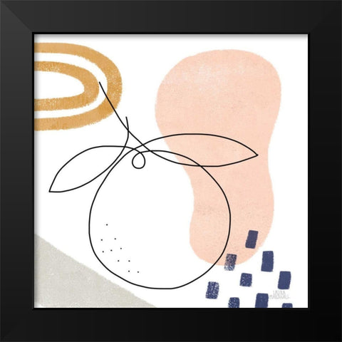 Kitchen Table I Black Modern Wood Framed Art Print by Marshall, Laura