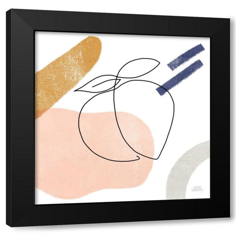 Kitchen Table IV Black Modern Wood Framed Art Print with Double Matting by Marshall, Laura