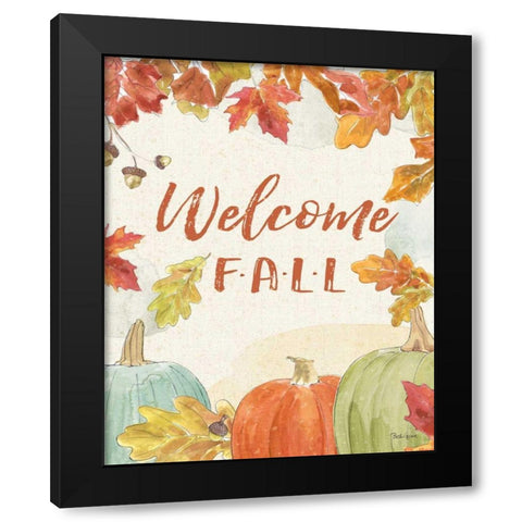 Falling for Fall VI v2 Black Modern Wood Framed Art Print by Grove, Beth